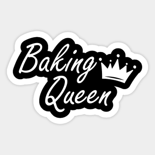 Baking Queen w Sticker